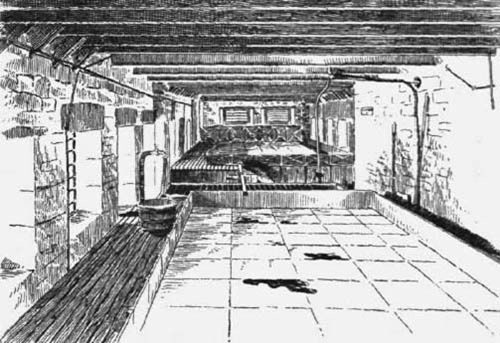 The cooling room of the Blackford Brewery
