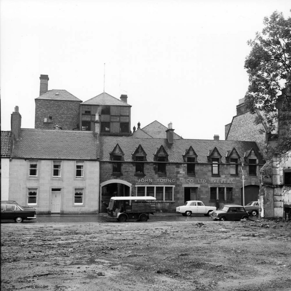 The Ladywell Brewery seen from the south in the 1960s. &copy; John Hume, 2017