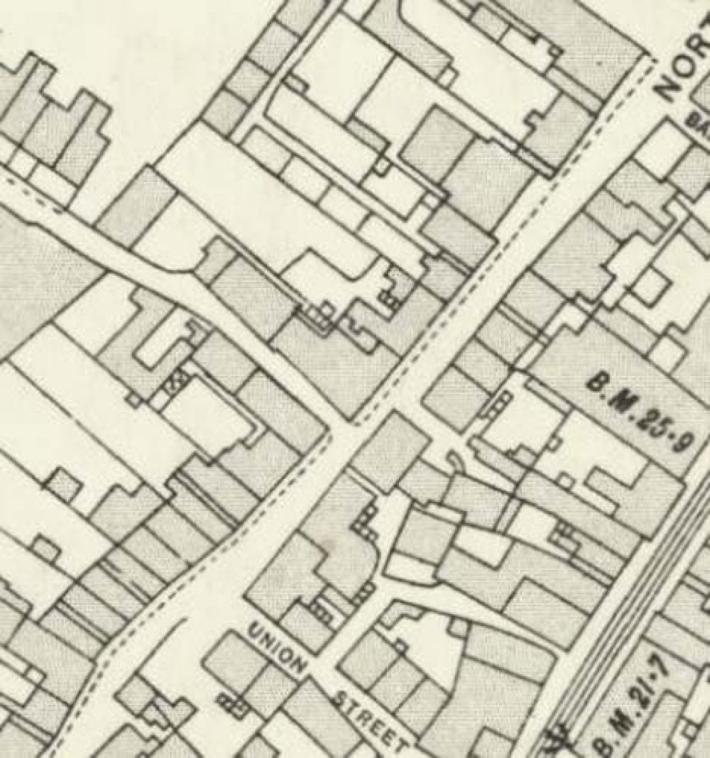Map of 1913 showing the Leven Brewery. &copy; National Library of Scotland, 2017