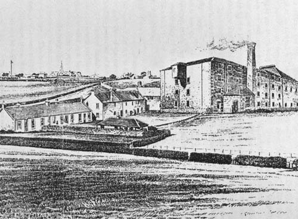 The maltings from the south-west in the 1890s.