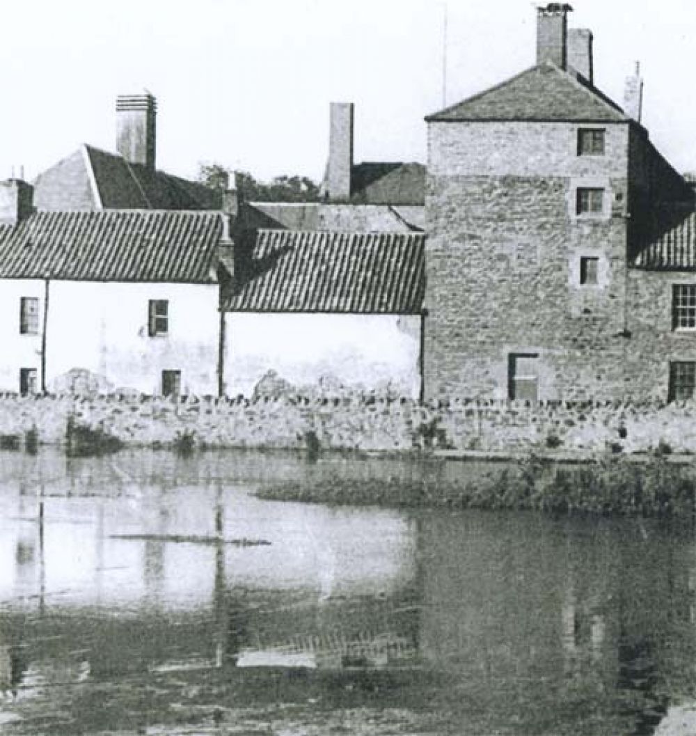 The Nungate Brewery (white buildings on the left) looking across the Tyne.
