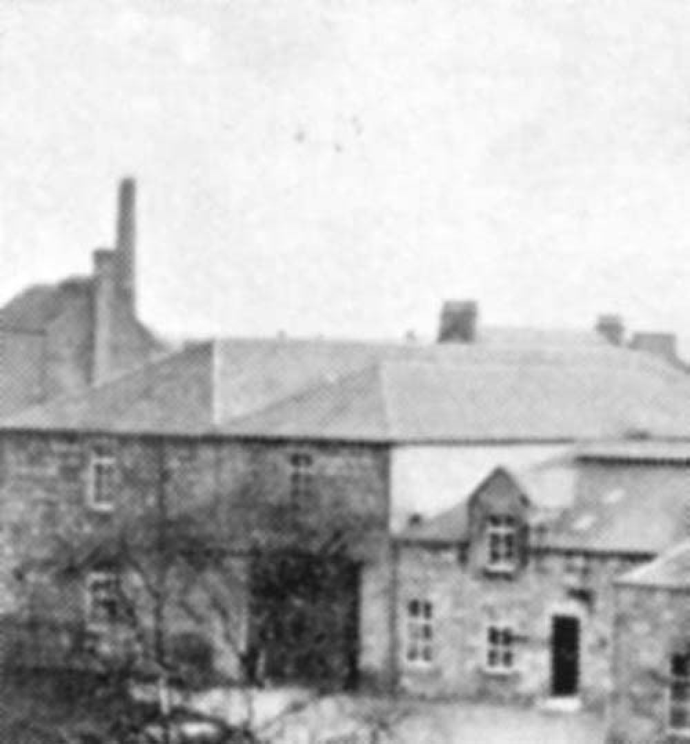 The St Ninian's Well Brewery is the building with the chimney in the left background. © Forbes Gibb, 2016