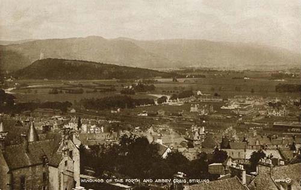 View showing the roof-tops of some of the brewery buildings at the top of Irvine Place in the 1920s. © Forbes Gibb, 2015