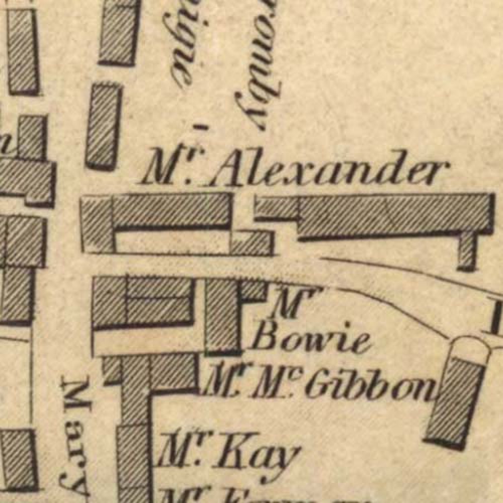 Map of 1820 showing the layout of the Stirling Brewery. © National Library of Scotland, 2015