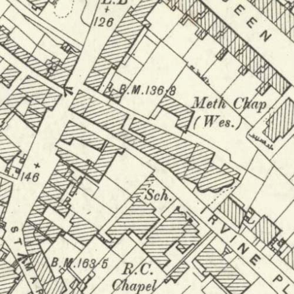 Map of 1896 showing the layout of the Stirling Brewery. © National Library of Scotland, 2015