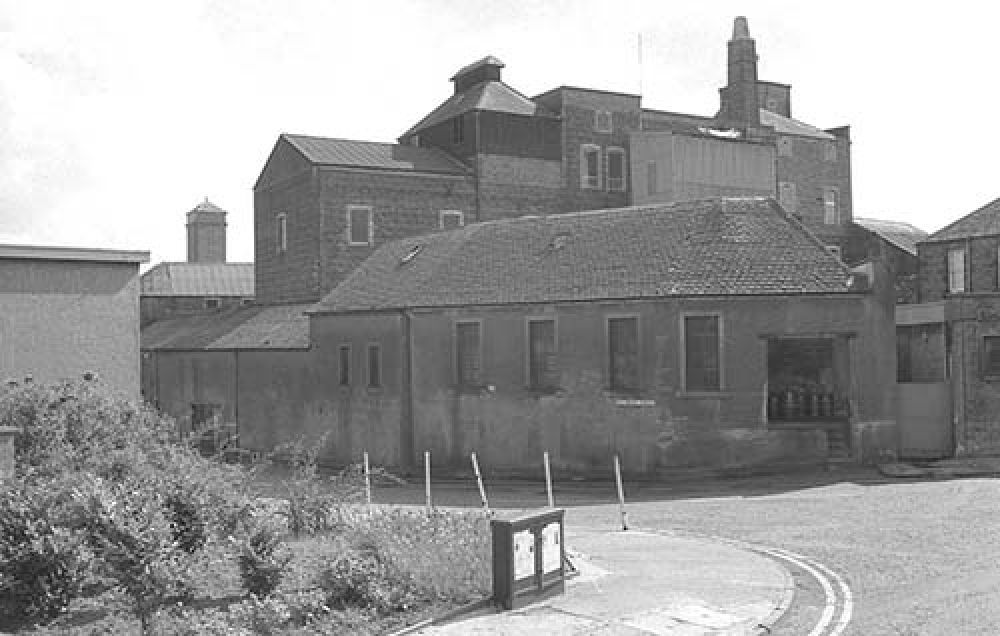 The Thistle Brewery from the north-west in the 1960s. &copy; John Hume, 2015
