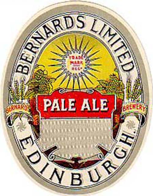 <p>A bottle label for Bernards Ltd's Pale Ale.</p>