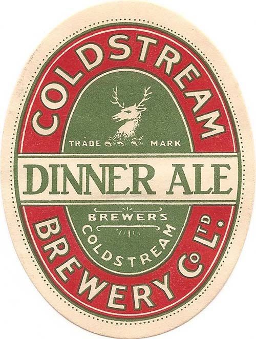 <p>A beer bottle label for the Coldstream Brewery Co Ltd's Dinner Ale.</p>
