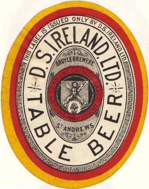 <p>Beer bottle label for D. S. Ireland Ltd's Sweet Ale.</p>