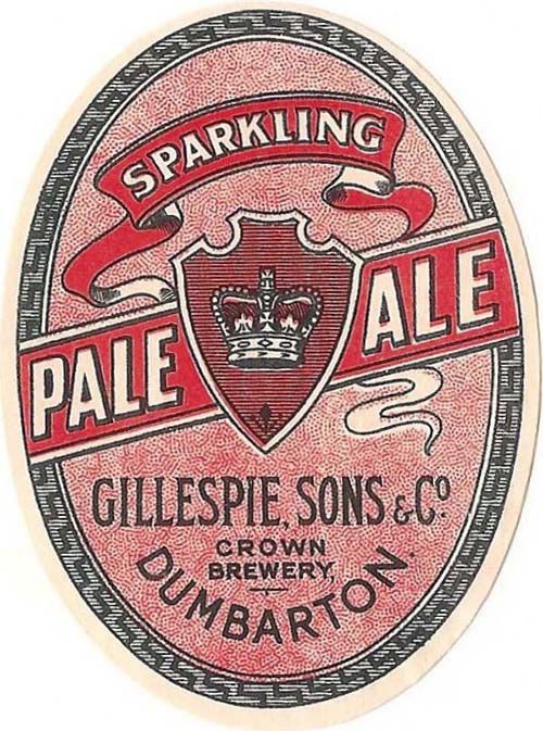 <p>A beer bottle label for Gillespie, Sons & Co's Sparkling Pale Ale</p>