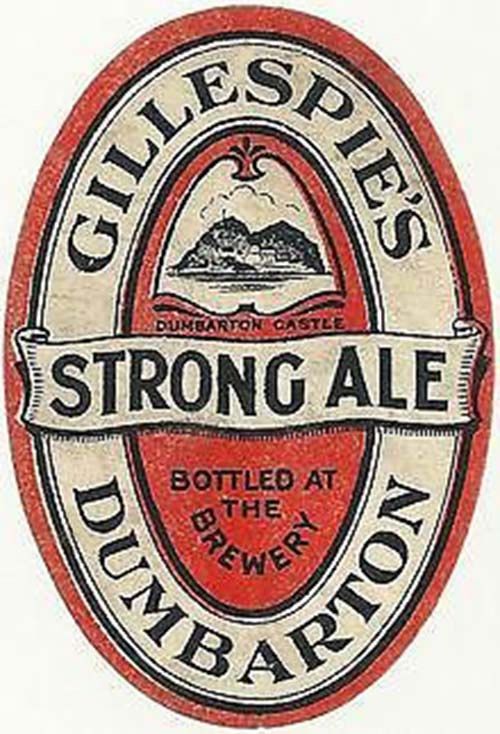 <p>A beer label for Gillespie, Sons & Co's Strong Ale</p>