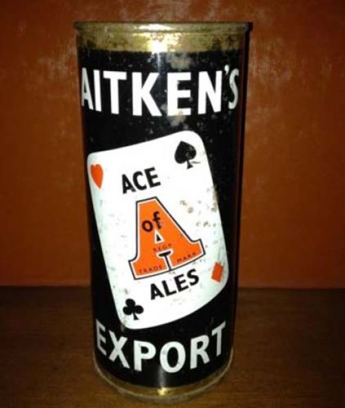 <p>A beer can for James Aitken & Co (Falkirk) Ltd's Export.</p>