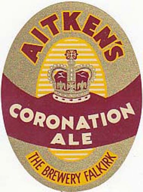 <p>A label for James Aitken & Co (Falkirk) Ltd's Coronation Ale.</p>