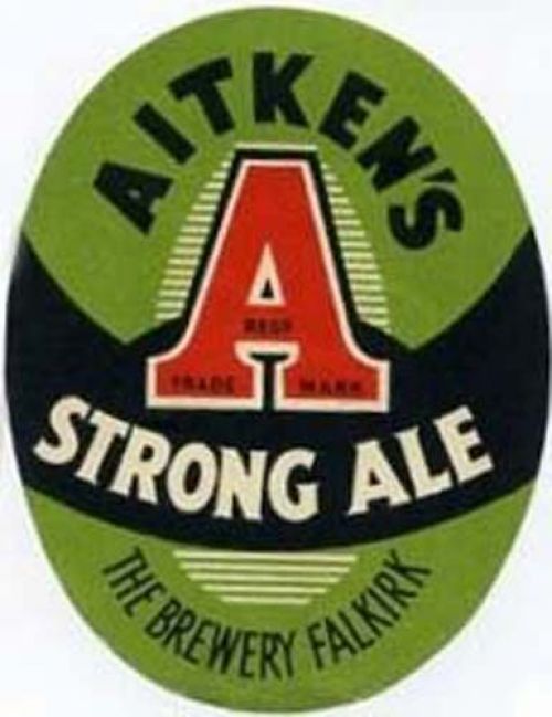 <p>A label for James Aitken & Co (Falkirk) Ltd's Strong Ale.</p>