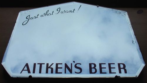 <p>A mirror advertising James Aitken & Co (Falkirk) Ltd's Ales.</p>