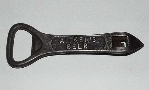 <p>A bottle opener promoting James Aitken & Co (Falkirk) Ltd.</p>
