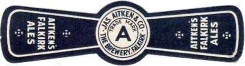 <p>A stopper label for James Aitken & Co (Falkirk) Ltd's bottles.</p>