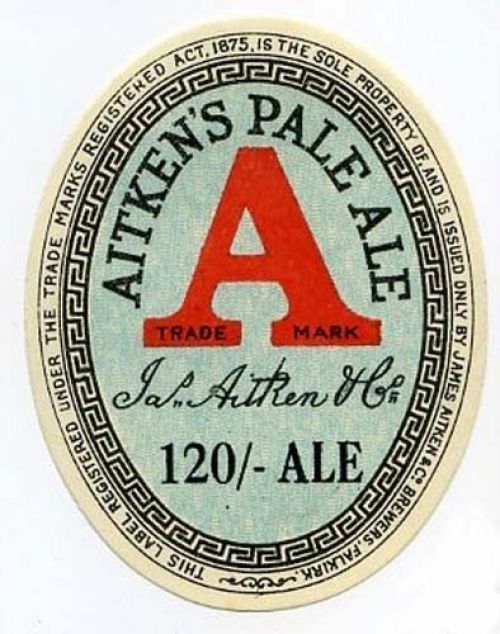 <p>A bottle label for James Aitken & Co's 120/- Pale Ale.</p>