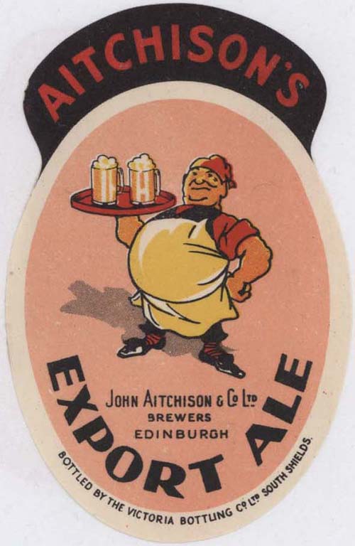 <p>A beer bottle label for John Aitchison & Co Ltd's Export Ale.</p>