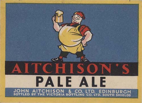 <p>A beer bottle label for John Aitchison & Co Ltd's Pale Ale.</p>