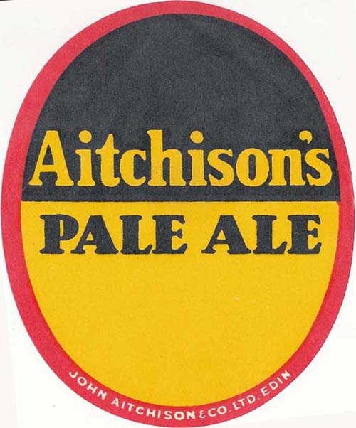 <p>A beer bottle label for John Aitchison & Co Ltd's Pale Ale.</p>