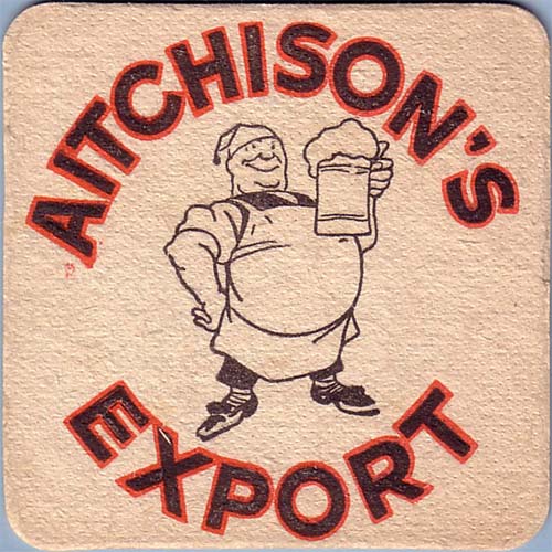 <p>A beermat for John Aitchison & Co Ltd's Export.</p>