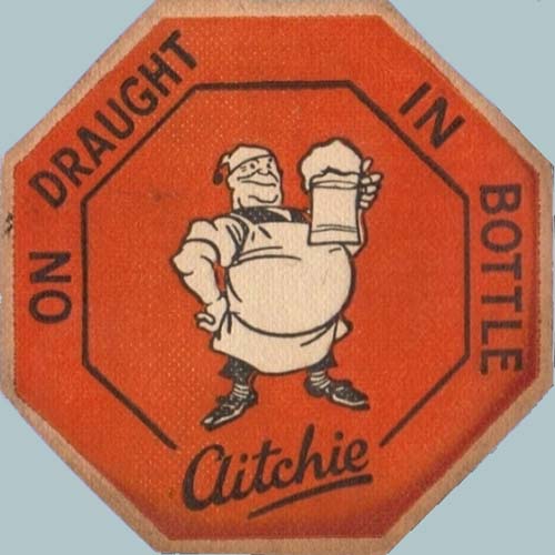 <p>A beermat for John Aitchison & Co Ltd's Aitchie.</p>