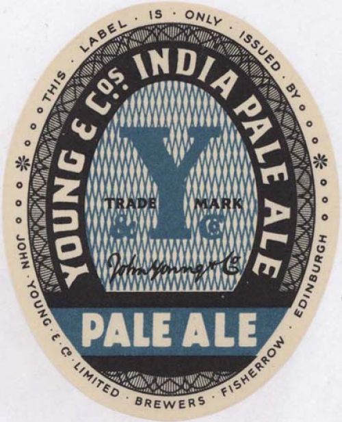 <p>A bottle label for John Young &amp; Co Ltd's India Pale Ale.</p>