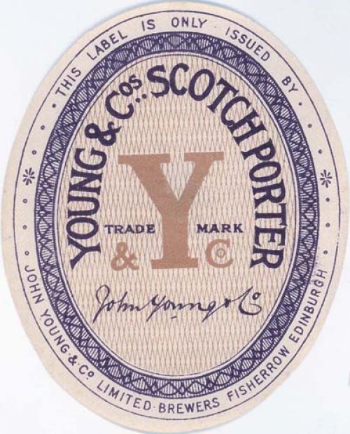 <p>A bottle label for John Young &amp; Co Ltd's Porter.</p>