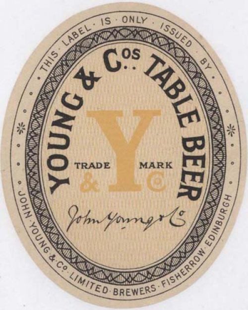<p>A bottle label for John Young &amp; Co Ltd's Table Beer.</p>