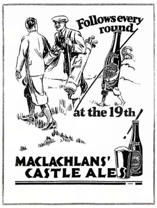 <p>An advertisement for Castle Ales.</p>