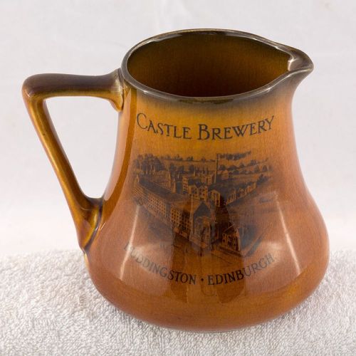 <p>A ceramic jug promoting G. & J. Maclachlan Ltd's Castle Brewerry.</p>
