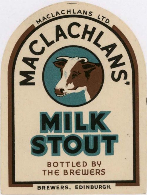 <p>Beer bottle label&nbsp; for Maclachlans Ltd's Milk Stout.</p>