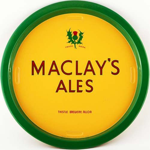 <p>Tray promoting Maclay's Ales.</p>