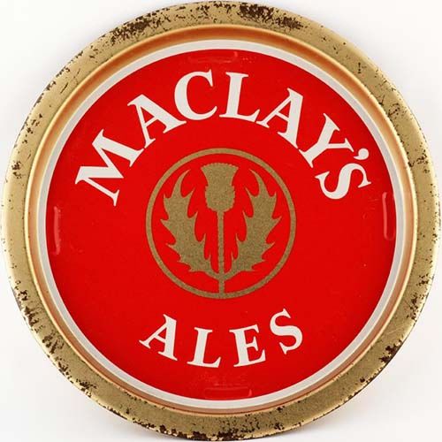 <p>Tray promoting Maclay's Ales.</p>