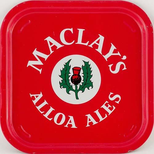 <p>Tray promoting Maclay's Alloa Ales.</p>