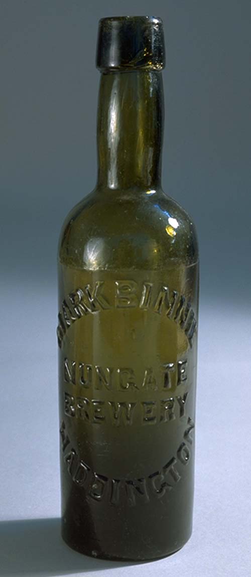 <p>A bottle from Mark Binnie & Co of Haddington.</p>
