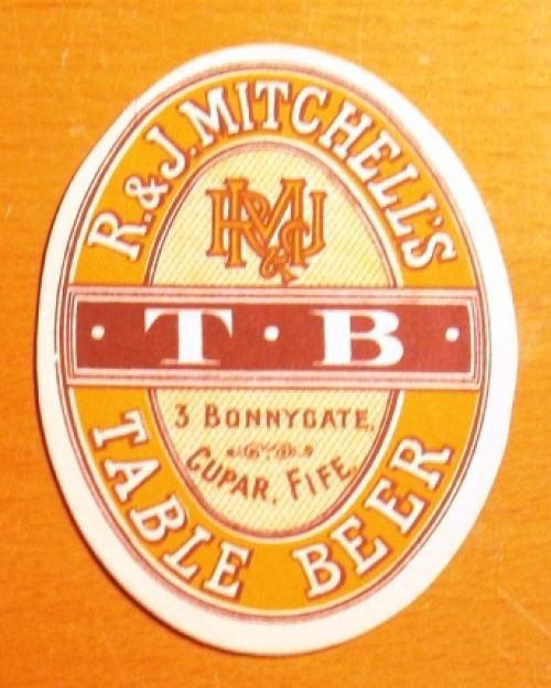 <p>A label for R.&nbsp; and J. Mitchell's Table Beer.</p>