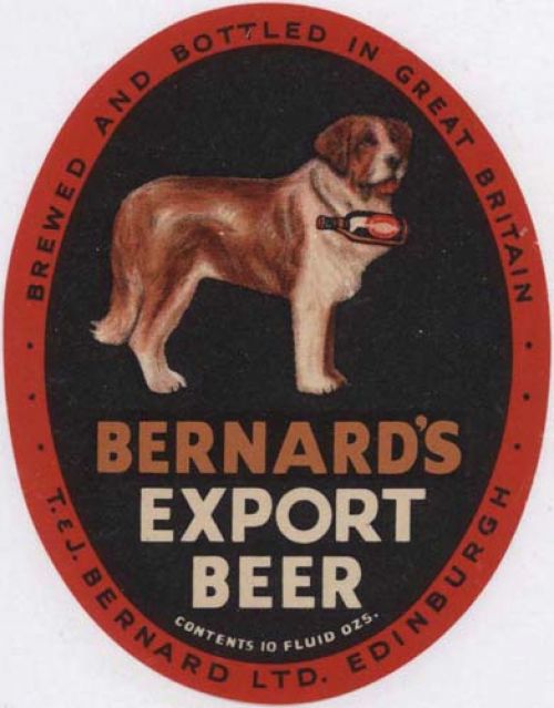 <p>A bottle label for Thomas and James Bernard Ltd's Export Beer.</p>