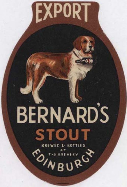 <p>A bottle label for Thomas and James Bernard Ltd's Stout.</p>