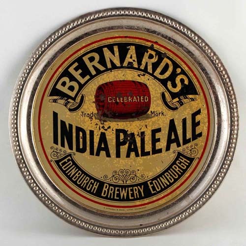 <p>A tray advertising Thomas and James Bernard Ltd's India Pale Ale</p>