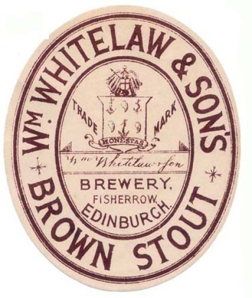 <p>A bottle label for William Whitelaw & Son's Brown Stout.</p>